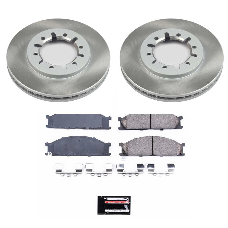 PowerStop Power Stop 98-04 Nissan Frontier Front Semi-Coated Rotor Kit