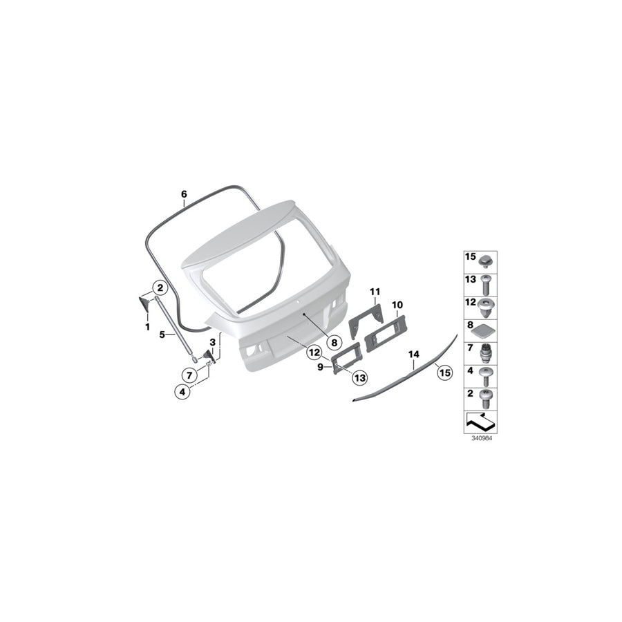 Genuine BMW 51242993958 E84 Stop Buffer (Inc. X1 16i, X1 20iX & X1 20d ed) | ML Performance US
