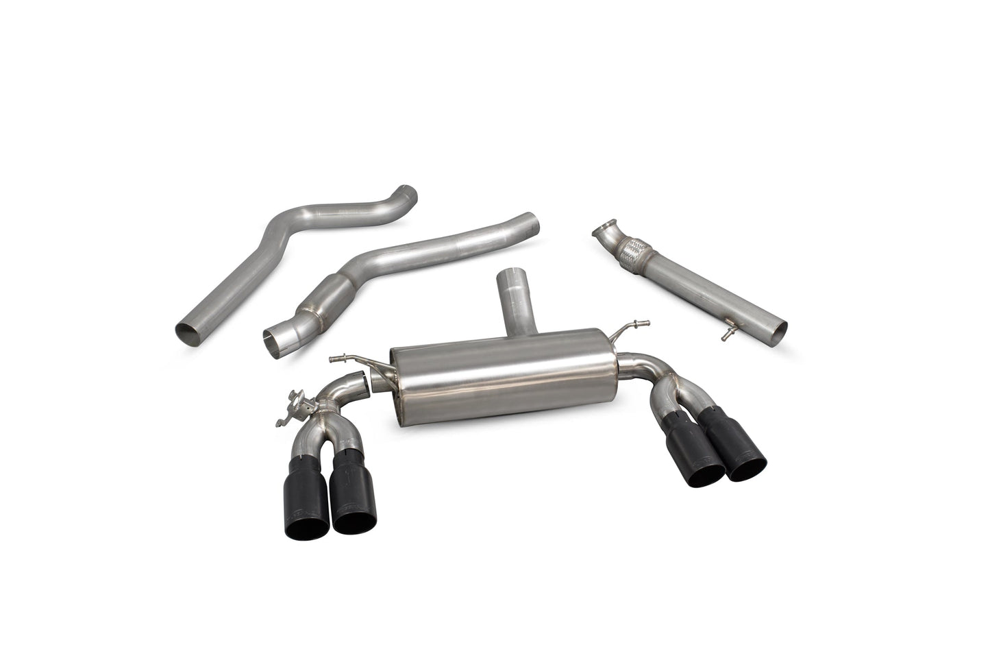 Scorpion SBM075C BMW M2 F87 Cat-Back System With Electronic Valve | ML Performance US US