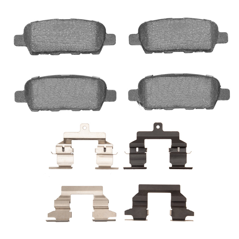 R1 Concepts R1 08-13 Nissan Rogue Rear Euro Ceramic Brake Pads and Hardware Kit