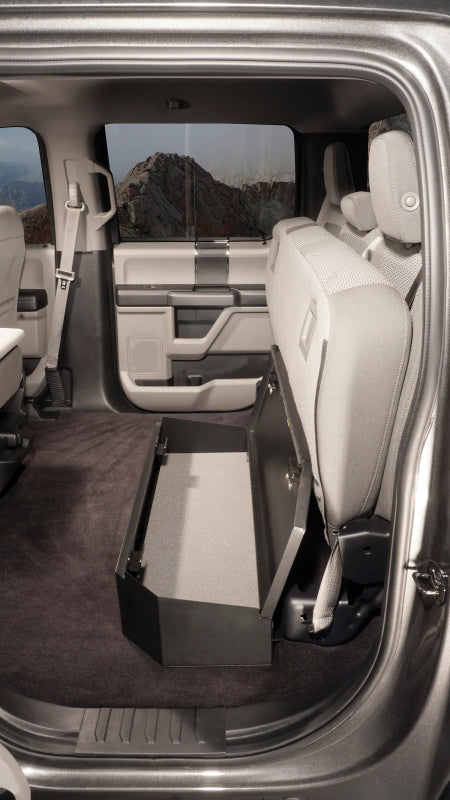 Tuffy Products Tuffy Underseat Lockbox 2/3 Length W/ Combo Lock For Ford Fseries Supercrew