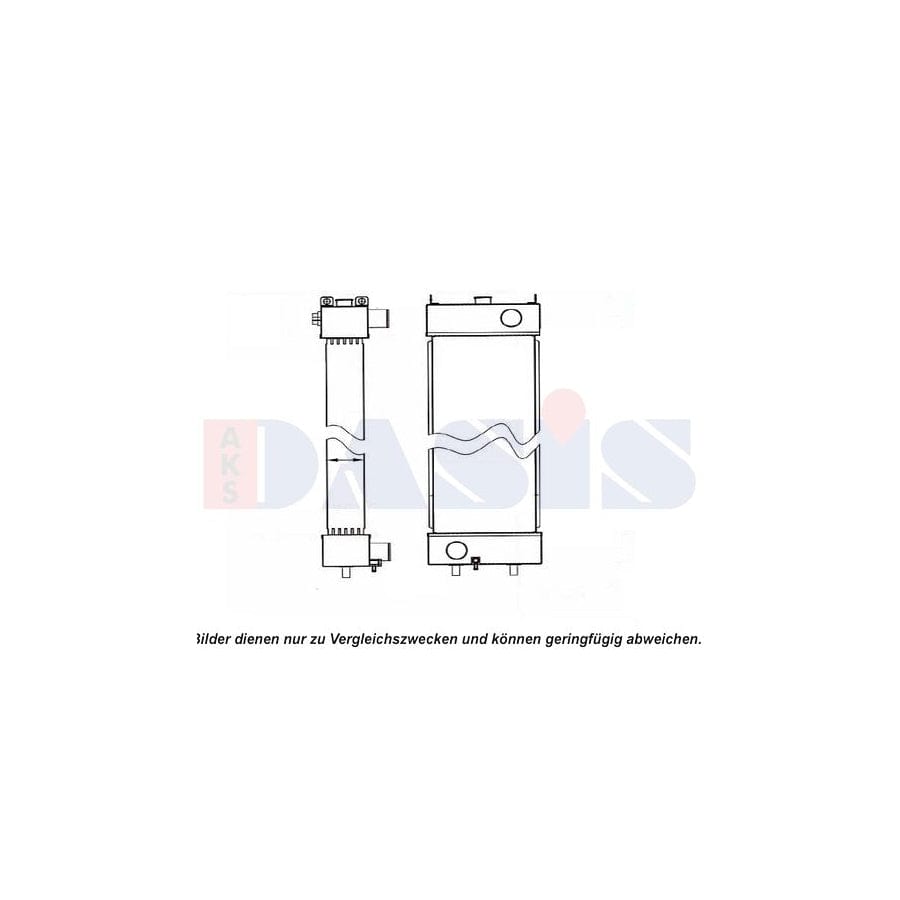 AKS Dasis 450167N Engine Radiator