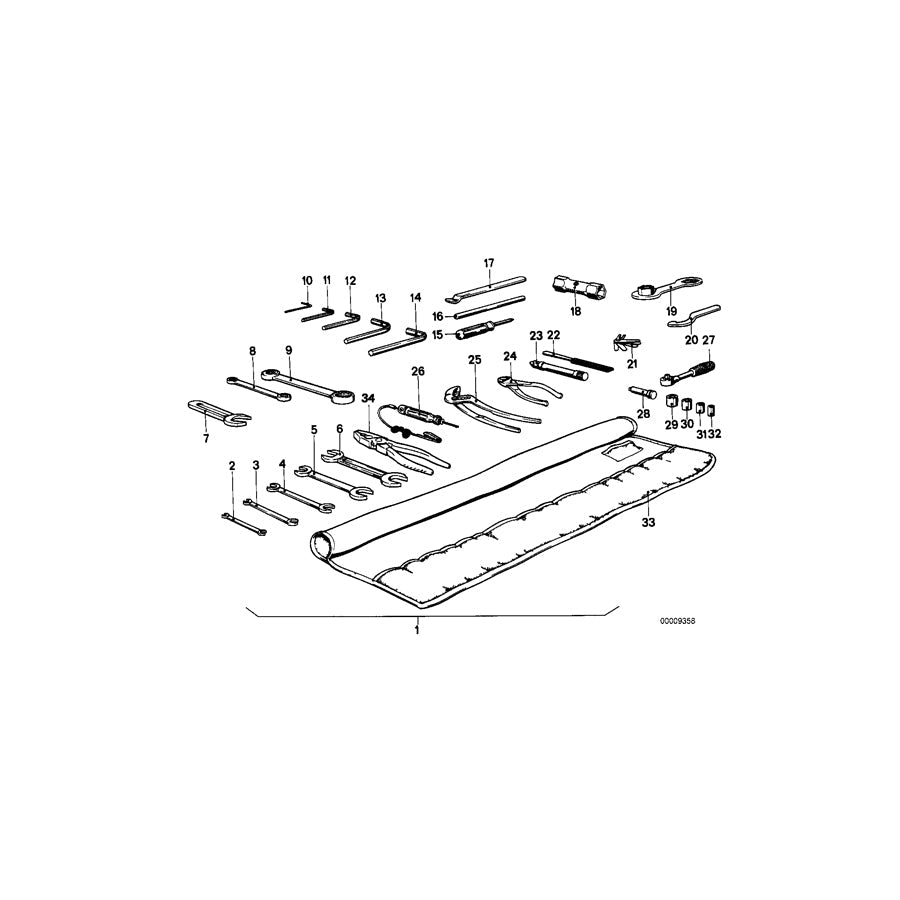 Genuine BMW 71111237868 (K100, (K 60 Socket Wrench 10 (Inc. /7, R50/5 & R90/6) | ML Performance US Car Parts
