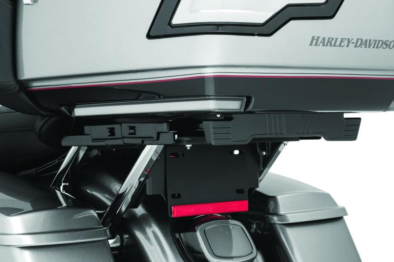 Kuryakyn Quick Adjust Tour-Pak Relocator 14-Up Touring Black