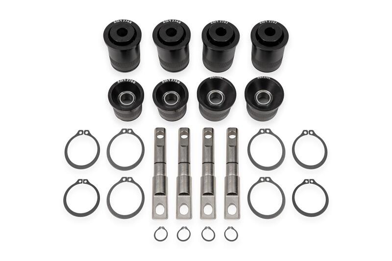 BMR Suspension BMR 14-19 Chevrolet Corvette C7 Rear Upper & Lower Control Arm Bearing Kit - Black Anodized