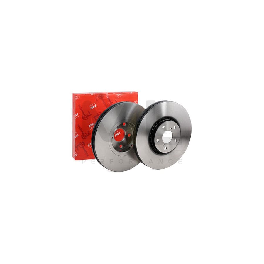 TRW DF4856S Brake Disc Right Front, Vented, Painted, High-carbon | ML Performance Car Parts