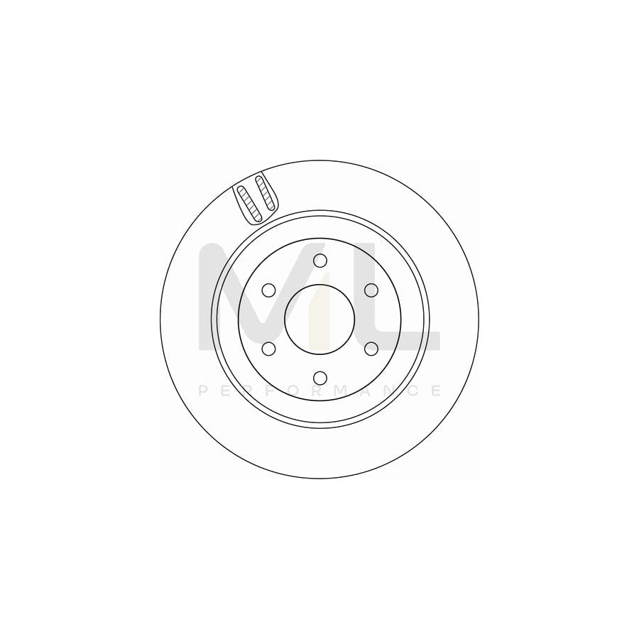 TRW DF6967 Brake Disc suitable for MERCEDES-BENZ X-Class Vented, Painted | ML Performance Car Parts