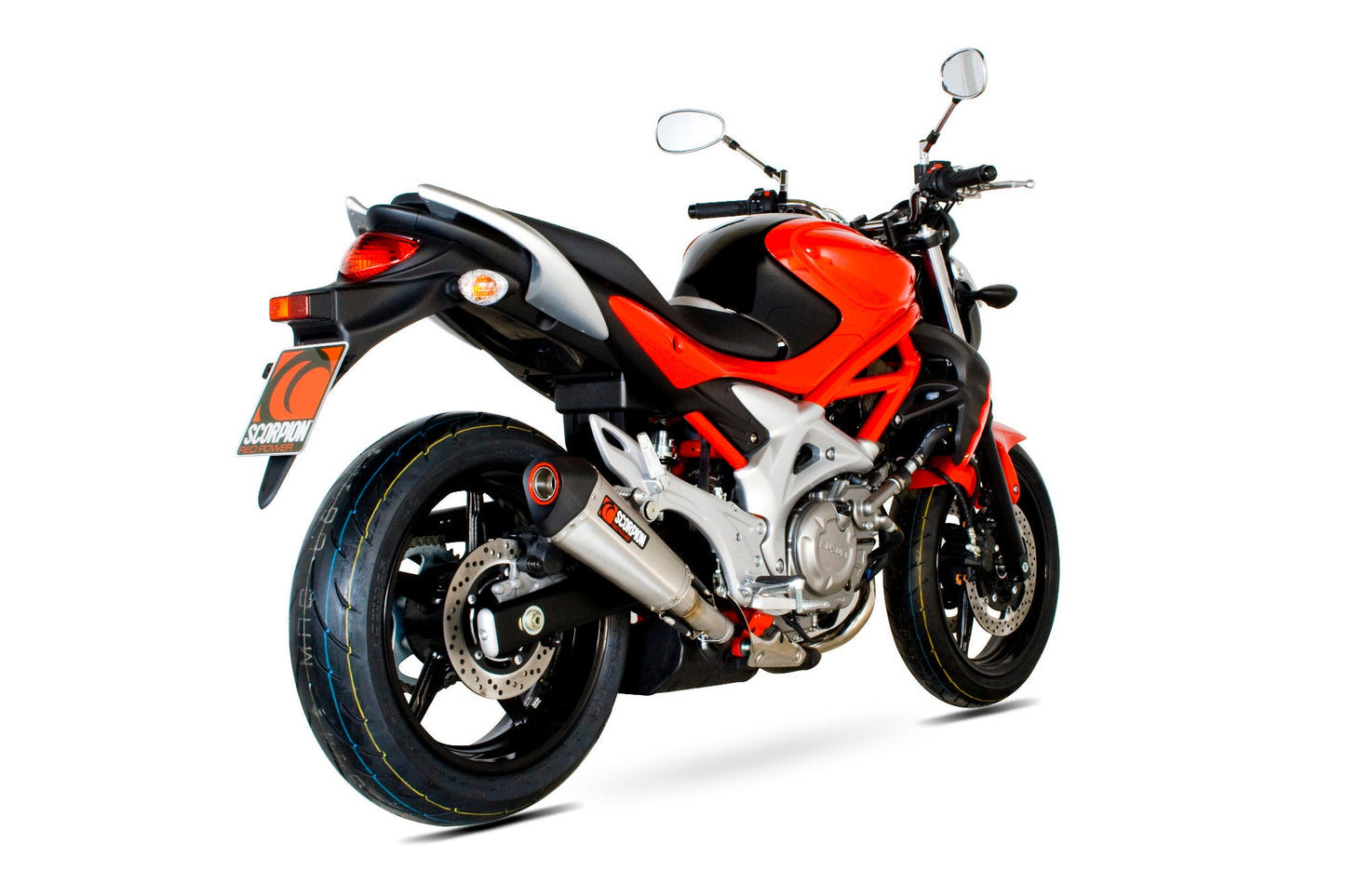 Scorpion RSI105SEO Suzuki Gladius 650 Serket Taper Slip-On - Brushed Stainless Steel Sleeve | ML Performance US US