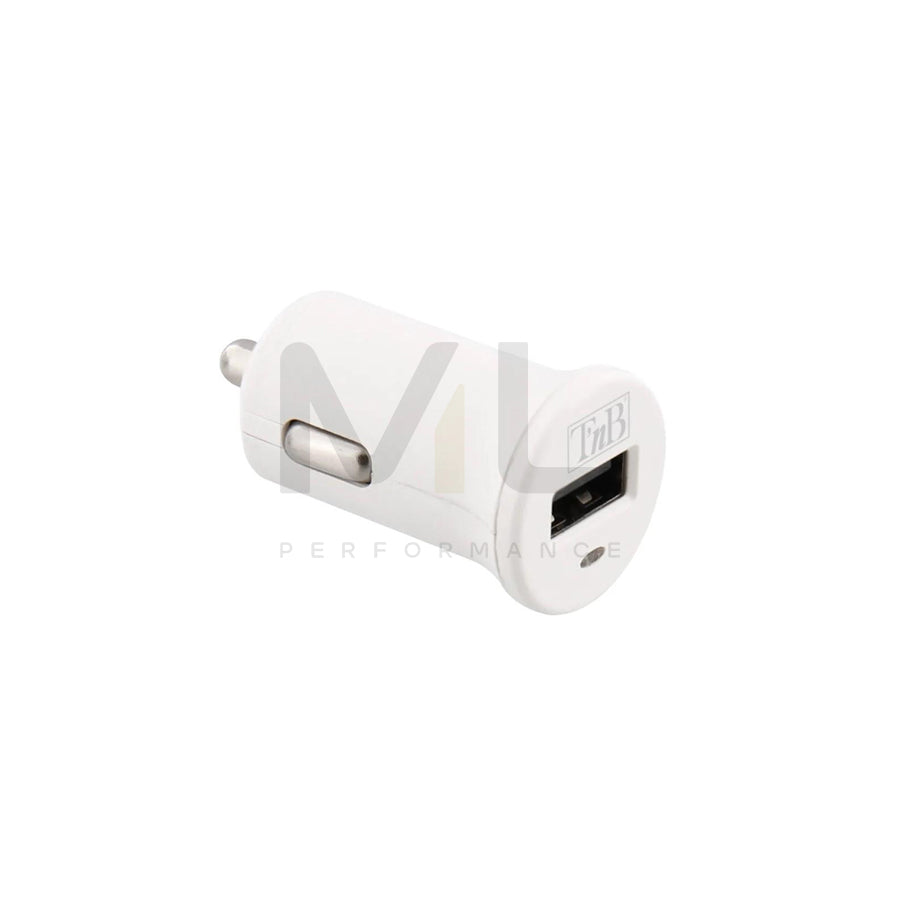 TnB 8714 In-car charger 12, 24V, Number of inlets/outlets: 1 USB, White