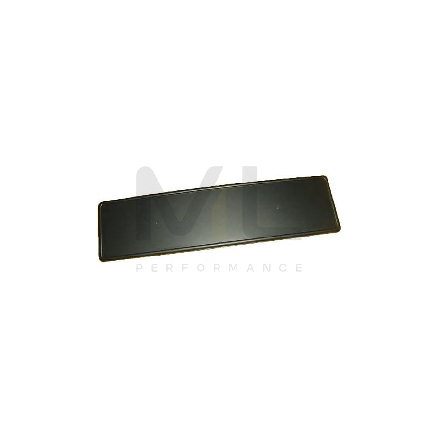 BUGIAD BSP20634 Number plate holder for SKODA FABIA Front, Black, frameless