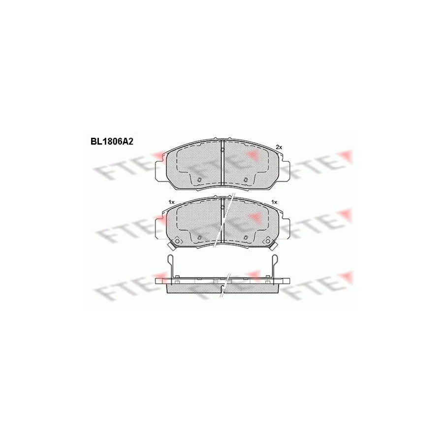 FTE Bl1806A2 Brake Pad Set