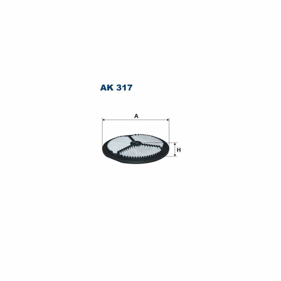Filtron Ak 317 Air Filter For Daewoo Tico