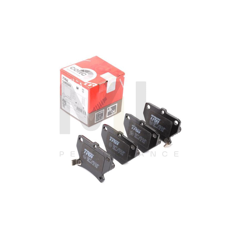TRW Cotec Gdb3243 Brake Pad Set With Acoustic Wear Warning | ML Performance Car Parts