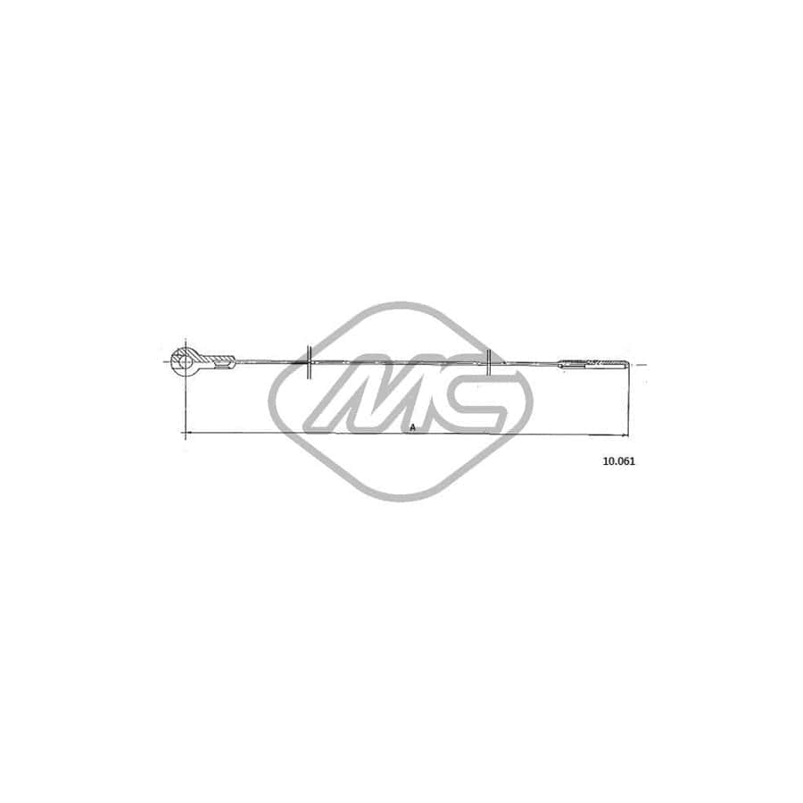Metalcaucho 83780 Throttle Cable