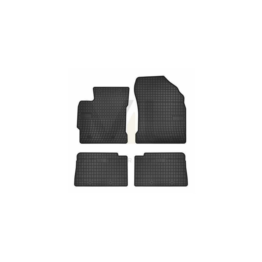 FROGUM Tailored 0807 Floor mat set Elastomer, Front and Rear, Quantity: 4, Black, (LHD)