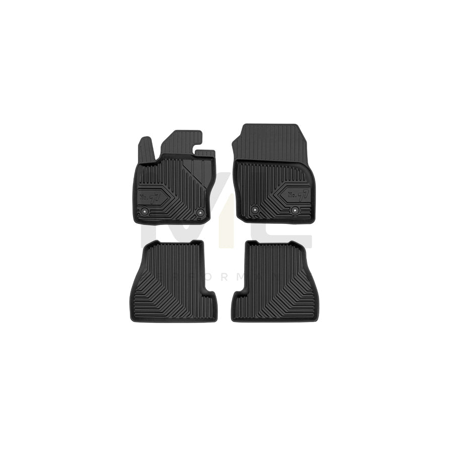 FROGUM Tailored, No.77 77425286 Floor mat set for FORD FOCUS Elastomer, Front and Rear, Quantity: 4, Black, (LHD)