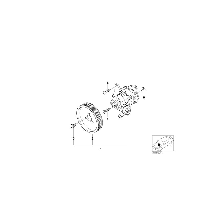 Genuine BMW 32411097078 E52 Vane Pump LUK (Inc. ALPINA V8 & Z8) | ML Performance US Car Parts