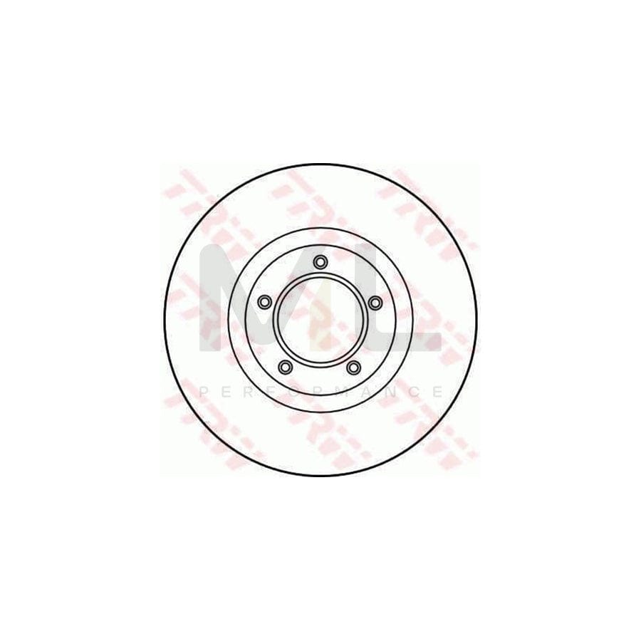 TRW DF1640 Brake Disc Solid | ML Performance Car Parts
