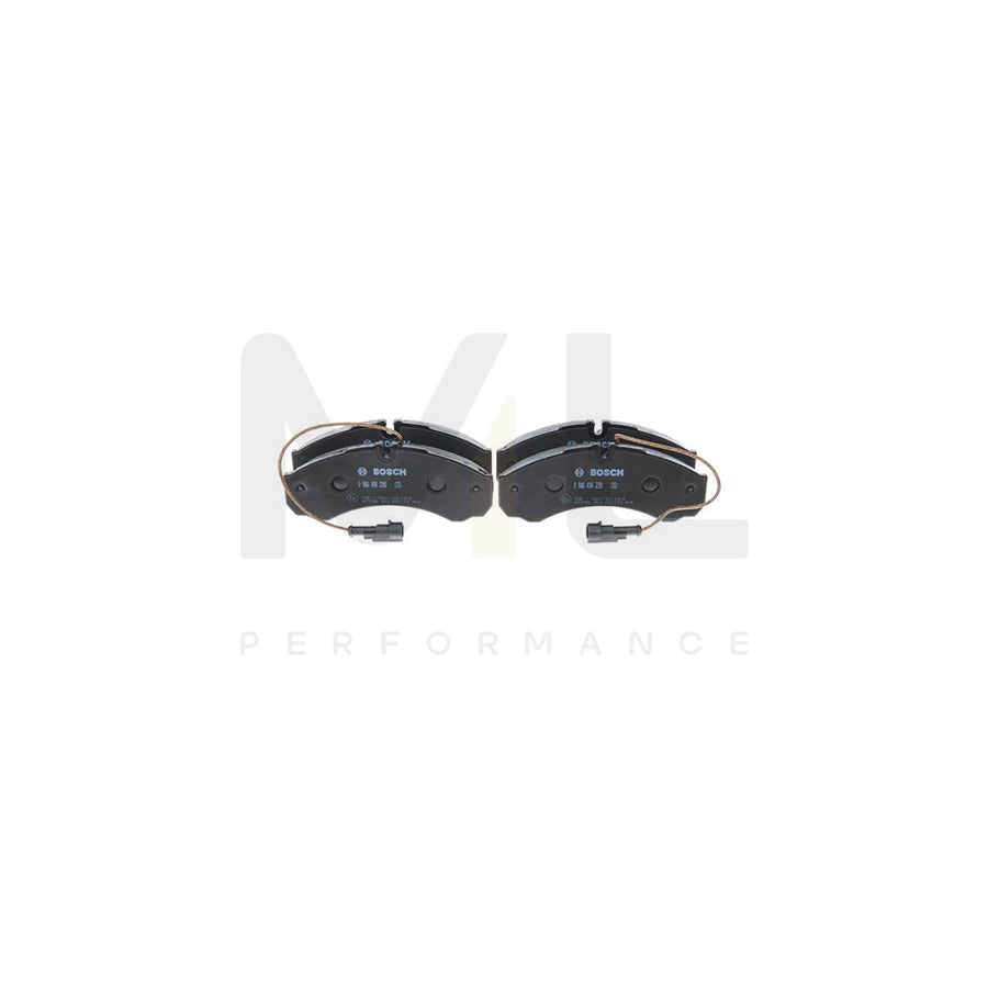 Bosch 0986494239 Brake Pad Set Incl. Wear Warning Contact, With Anti-Squeak Plate, With Bolts/Screws, With Mounting Manual BP1117 | ML Performance Car Parts