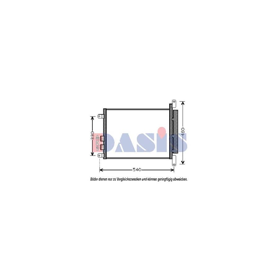 AKS Dasis 022003N Air Conditioning Condenser for Alfa Romeo 166 (936)