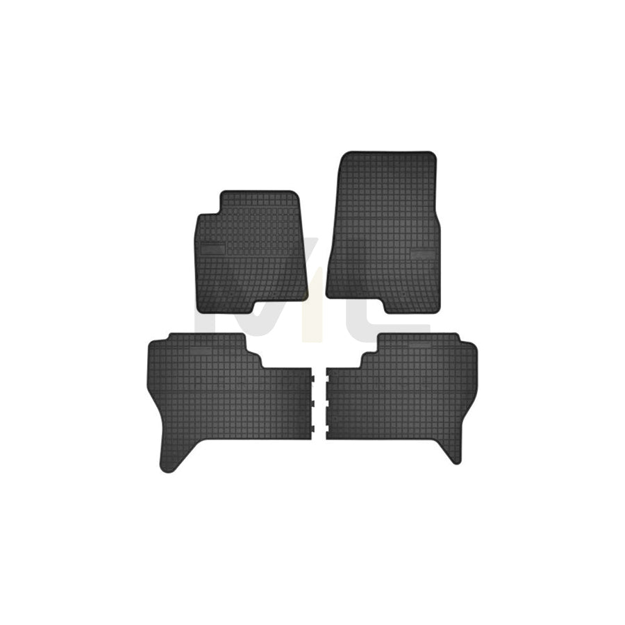 FROGUM Tailored 546276 Floor mat set for MITSUBISHI Pajero / Shogun III (V60) Elastomer, Front and Rear, Quantity: 4, Black, (LHD)