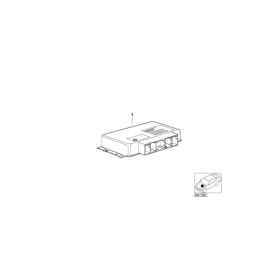 Genuine BMW 24607548312 E39 E46 E85 Exch. Basic Control Unit Egs GS8.60.4 (Inc. Z4 2.2i, 320Ci & 325ti) | ML Performance US Car Parts
