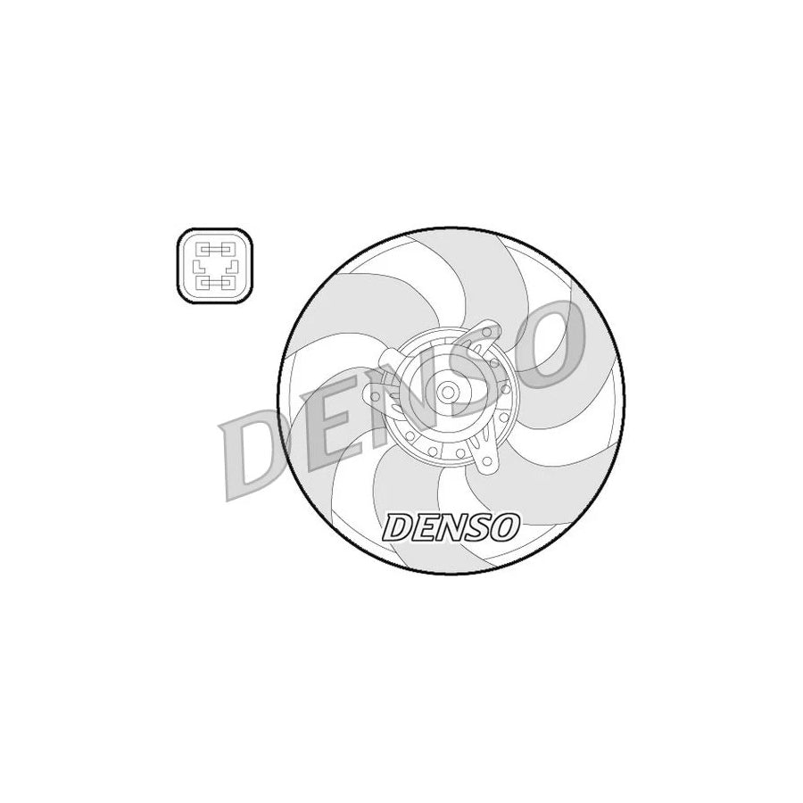 DENSO DER07009 Fan, Radiator