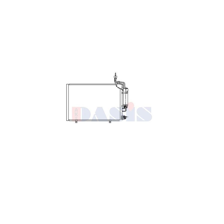 AKS Dasis 092070N Air Conditioning Condenser for Ford Fiesta Mk6 Hatchback (Ja8, Jr8)