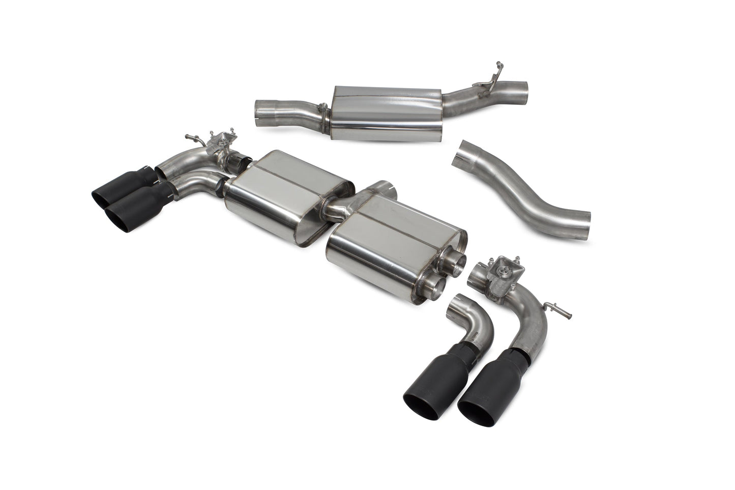 Scorpion SVW046DC VW Golf MK7 R Resonated Cat-Back System With Electronic Valves | ML Performance US US
