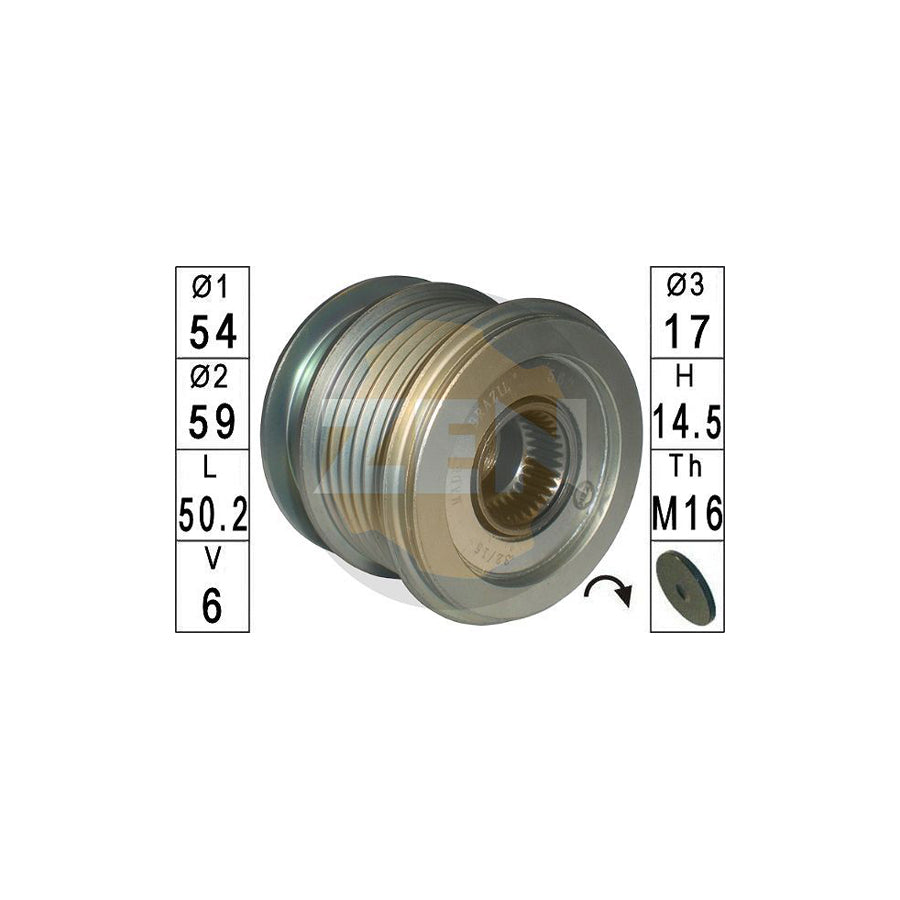 Era ZN5624 Alternator Freewheel Clutch