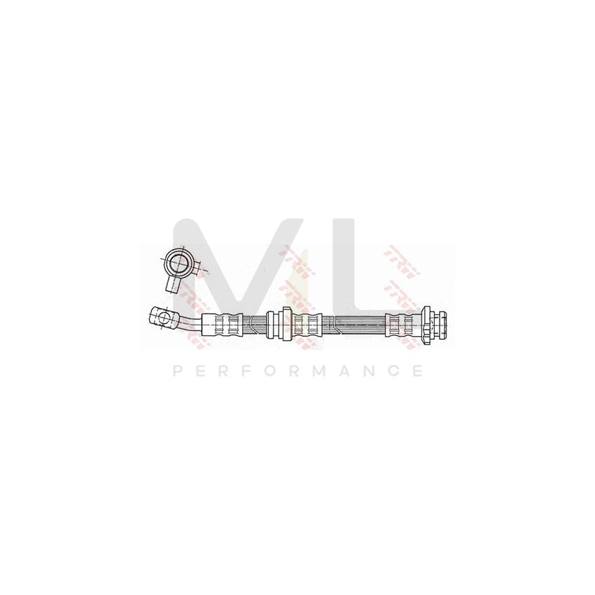 TRW PHD420 Brake Hose for NISSAN Sentra V (B15) 485mm, M10x1 | ML Performance Car Parts
