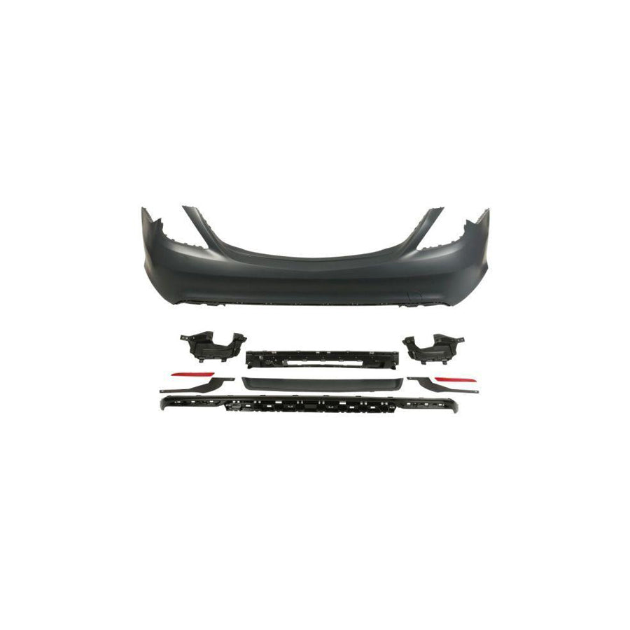 Blic 5506-00-3510951Kp Rear Bumper Suitable For Mercedes-Benz S-Class Saloon (W222, V222, X222)