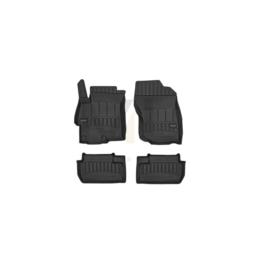 FROGUM 3D408838 Floor mat set for MITSUBISHI LANCER Elastomer, Front and Rear, Quantity: 4, Black