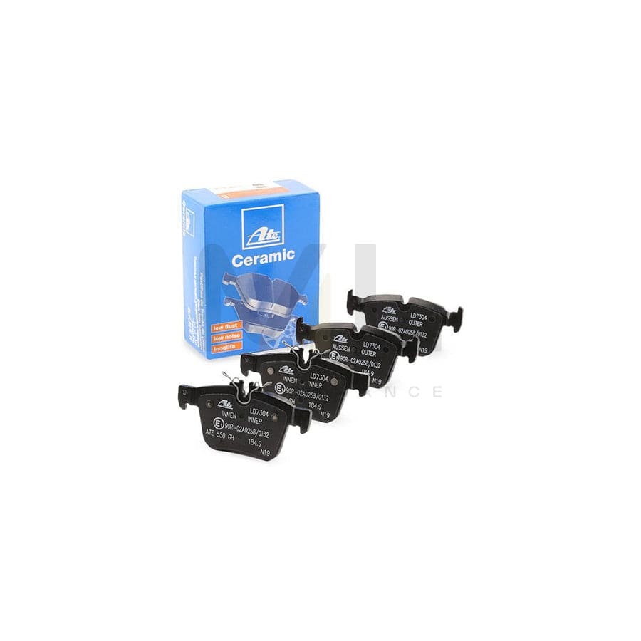 ATE Ceramic 13.0470-7304.2 Brake pad set suitable for MERCEDES-BENZ C-Class excl. wear warning contact, prepared for wear indicator