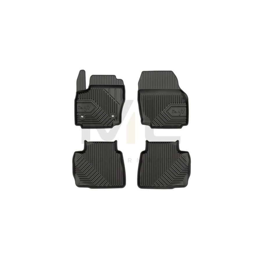FROGUM Tailored 77408449 Floor mat set for FORD MONDEO Elastomer, Front and Rear, Quantity: 4, Black, (LHD)