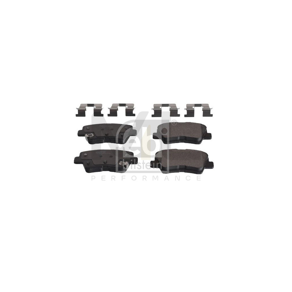 Febi Bilstein 116289 Brake Pad Set Rear Axle, With Acoustic Wear Warning, With Attachment Material
