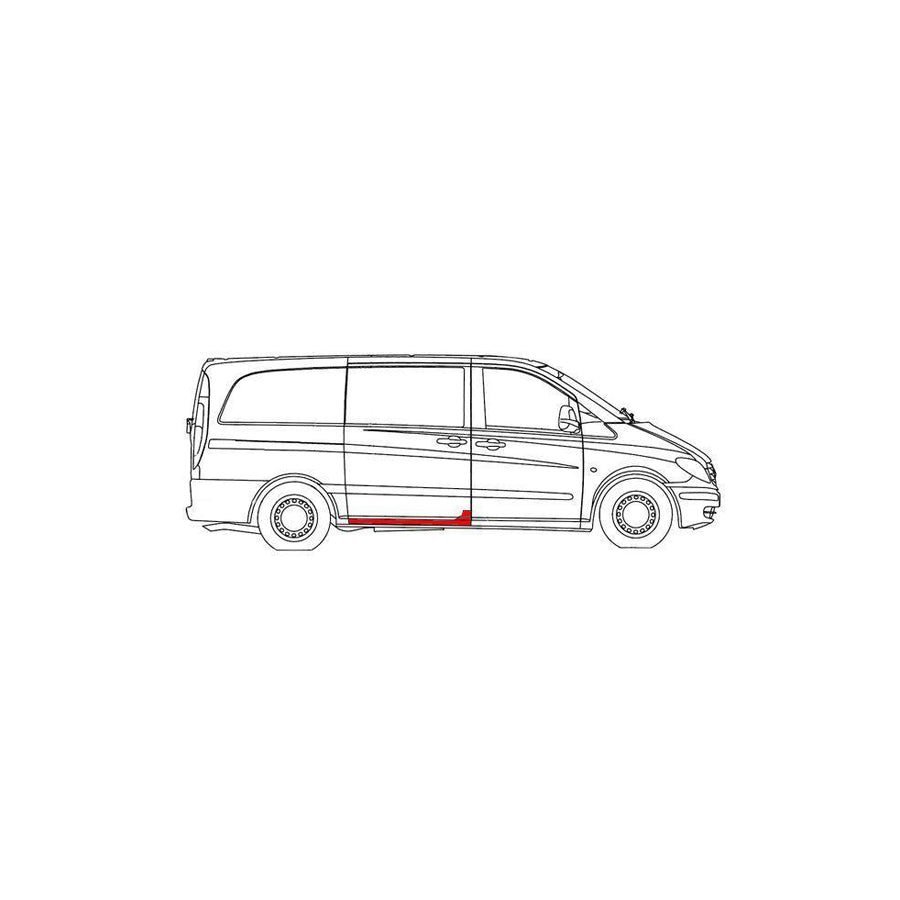 Blic 6601-01-9047803P Repair Panel For Volvo S80