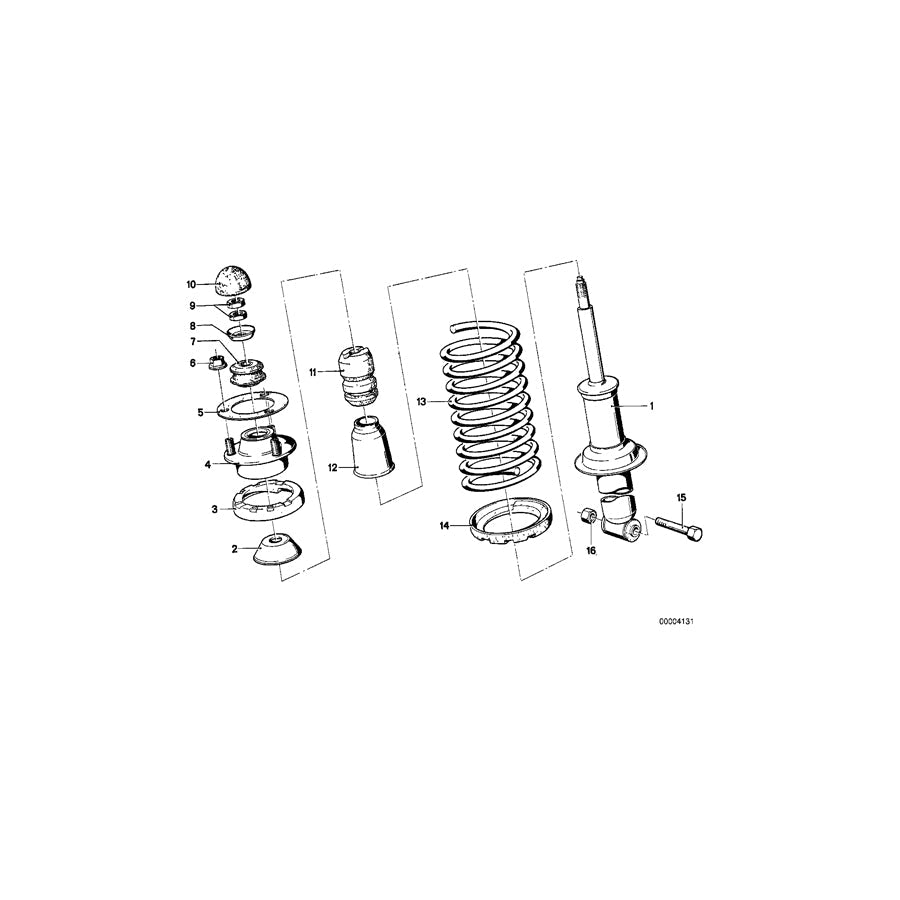 Genuine BMW 33521117997 E23 Guide Support (Inc. 728i, 733i & 728) | ML Performance US Car Parts