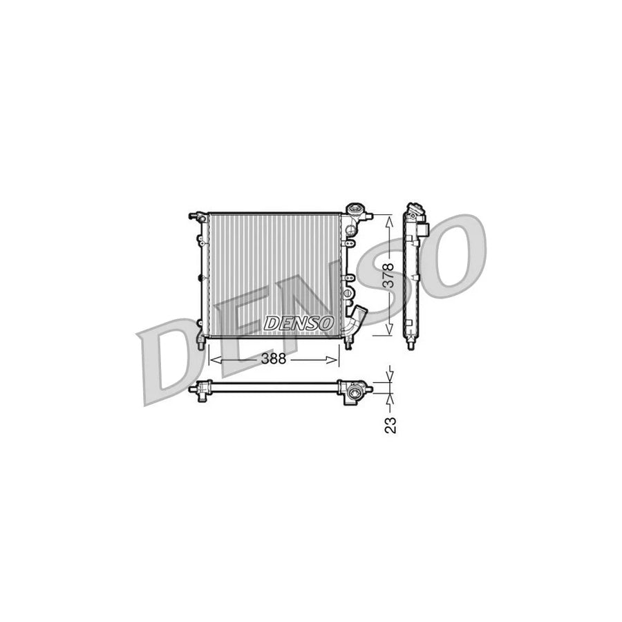 DENSO DRM23002 Engine Radiator