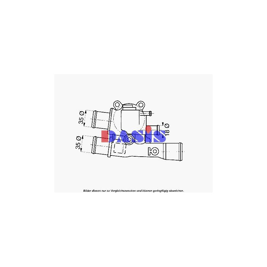 AKS Dasis 751822N Engine Thermostat