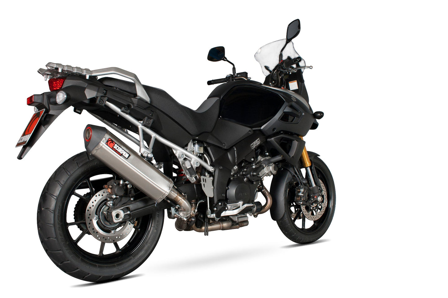 Scorpion RSI115SEO Suzuki DL1000 V-Strom Serket Parallel Slip-On - Brushed Stainless Steel Sleeve | ML Performance US US