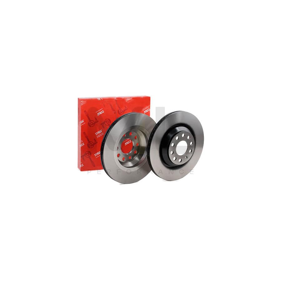 TRW DF4754 Brake Disc Vented, Painted, High-carbon | ML Performance Car Parts