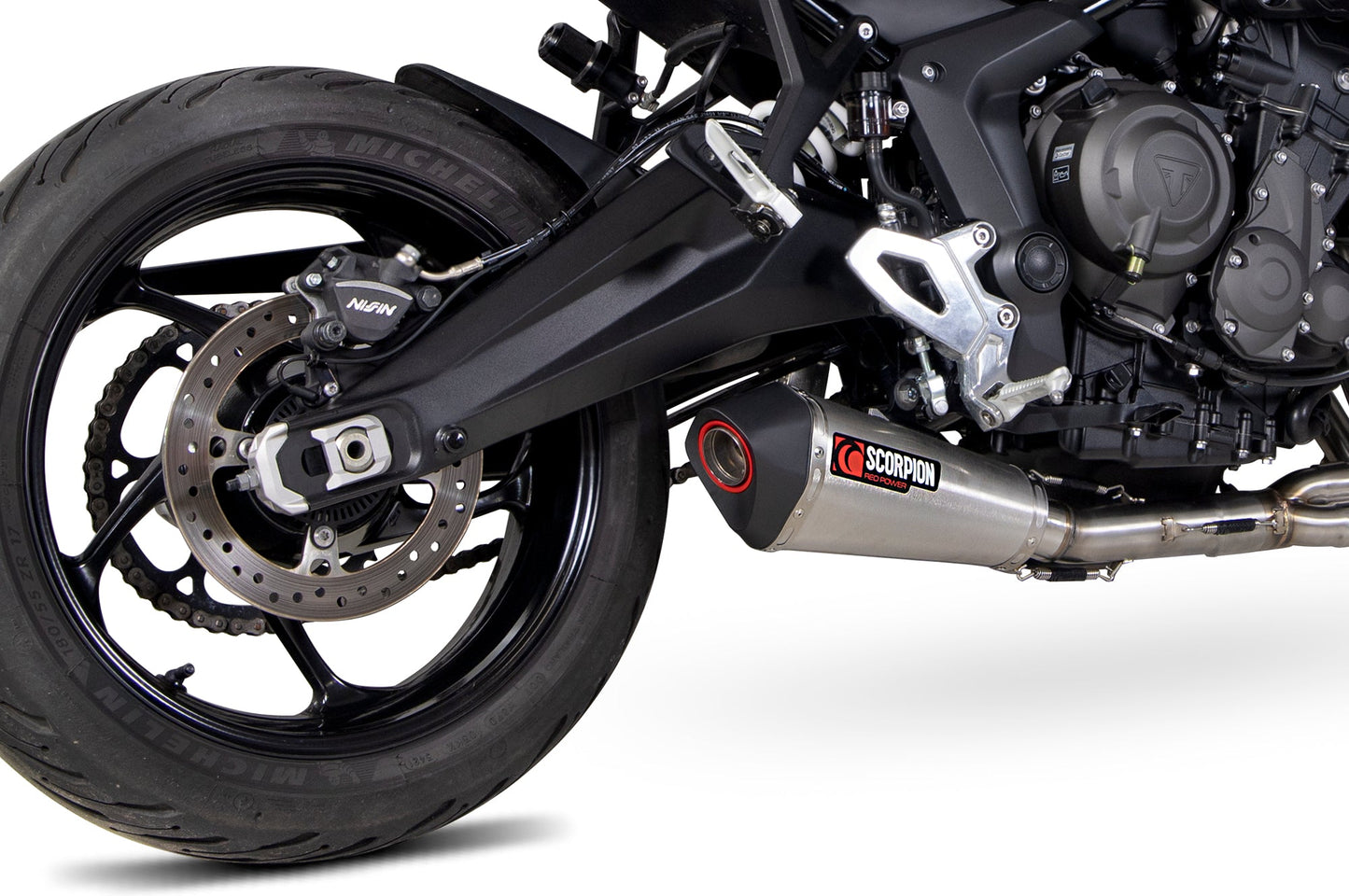Scorpion RTR93SYSSEO Triumph Tiger Sport 660 Serket Taper Full System - Brushed Stainless Steel Sleeve | ML Performance US US