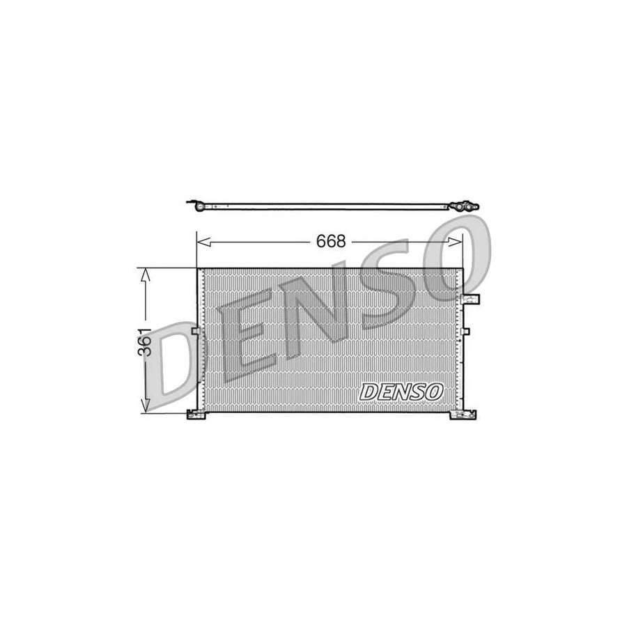 DENSO DCN10013 Air Conditioning Condenser for Ford Mondeo