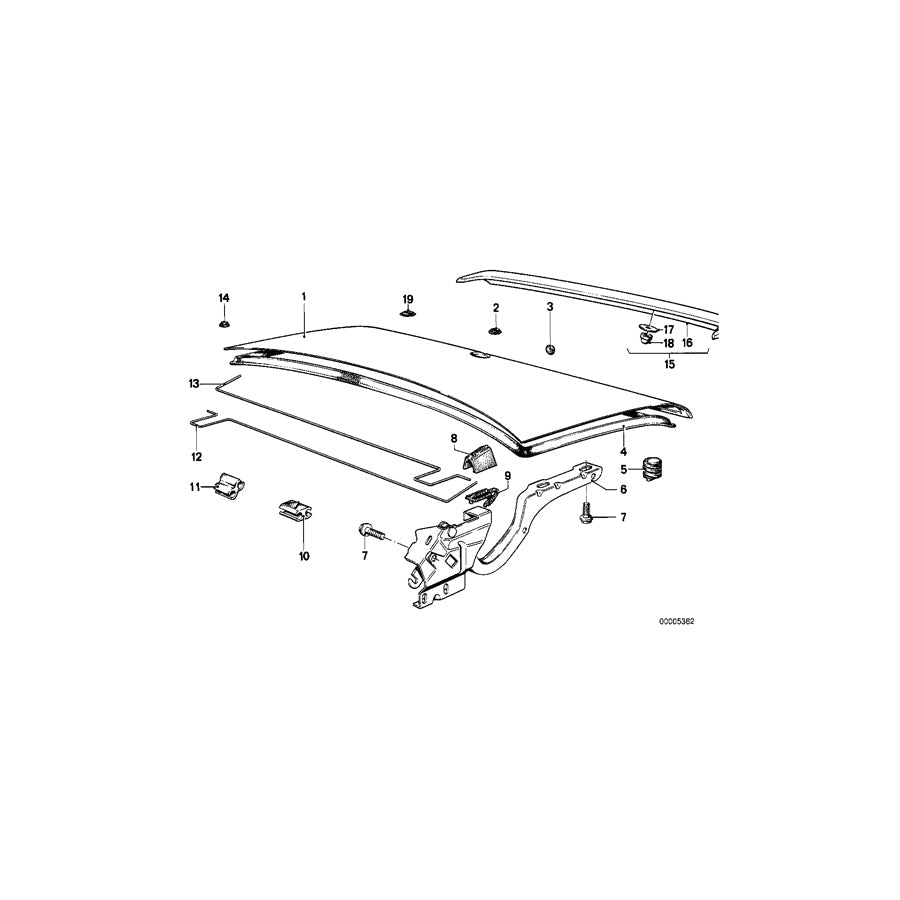 Genuine BMW 41621842028 E23 Torsion Spring Right (Inc. 735i, 732i & 728iS) | ML Performance US Car Parts