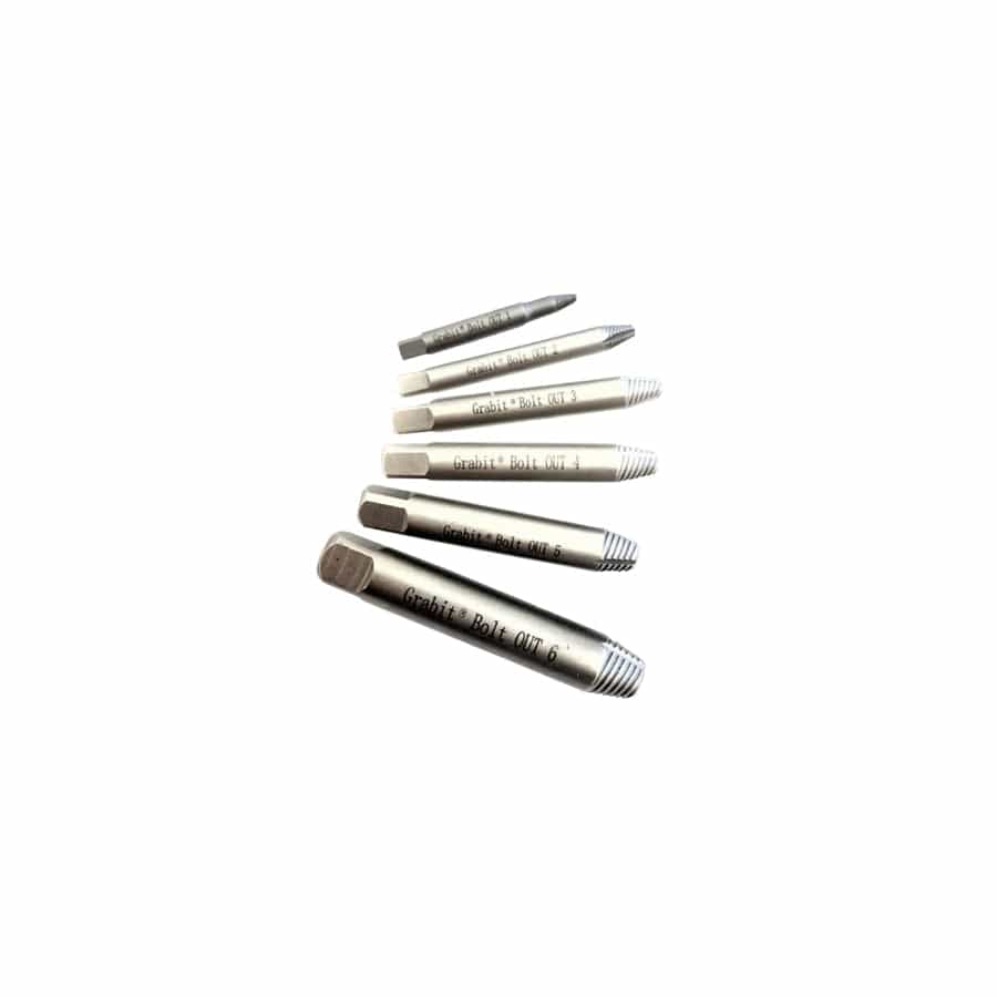 BOA BOA17006BR6 Damaged Bolt Remover Set, 6 Piece