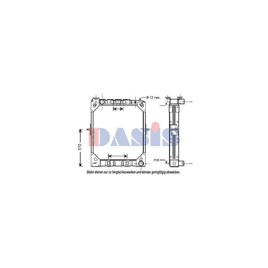 AKS Dasis 130510N Engine Radiator