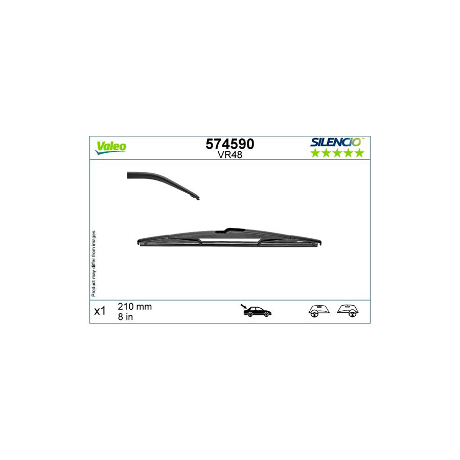 Valeo 574590 Wiper Blade For Citroテ起 C5 Aircross | ML Performance US Car Parts