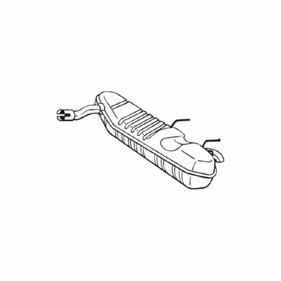 Bosal 185-365 Rear Silencer