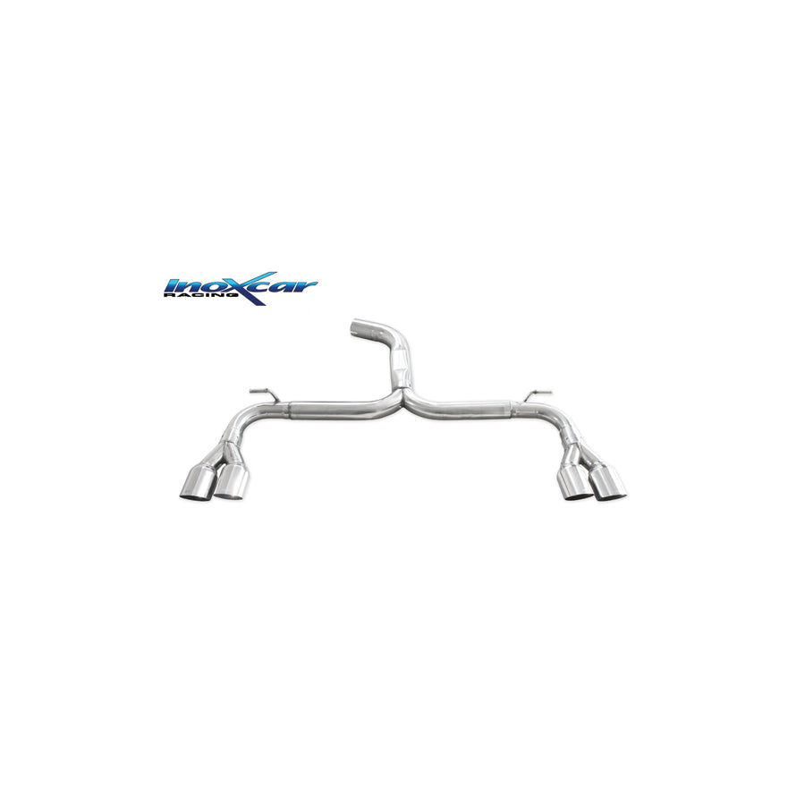 InoXcar SELE.20.RA Seat Leon (5F) Non-Resonated Rear Exhaust